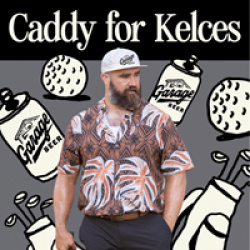 Garage Beer Kelce Caddy Sweepstakes prize ilustration