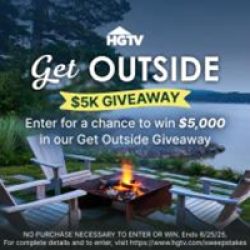 HGTV Get Outside Sweepstakes prize ilustration