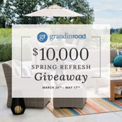 Grandin Road Spring Refresh Sweepstakes prize ilustration