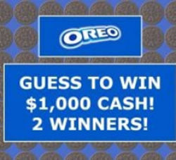 Oreo U.S. Land Mass Sweepstakes prize ilustration