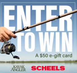 Kayak Angler x Scheels Giveaway prize ilustration