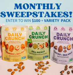 Daily Crunch May Sweepstakes prize ilustration