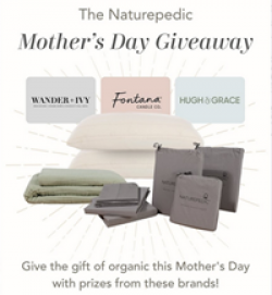 Naturepedic Mothers Day Giveaway prize ilustration