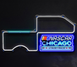 NASCAR Neon Sign Giveaway prize ilustration