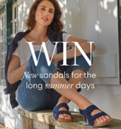 Hotter Shoes Sandals Giveaway prize ilustration