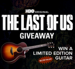 The Last of Us Guitar Giveaway prize ilustration