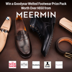 Goodyear Welted Footwear Sweepstakes prize ilustration