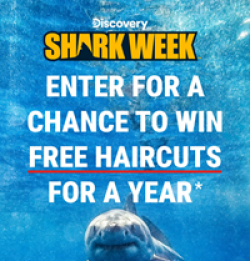 Sport Clips Shark Week Sweepstakes prize ilustration