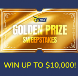 Wise Golden Prize Sweepstakes prize ilustration