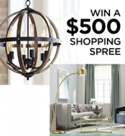 Lamps Plus $500 Sweepstakes prize ilustration