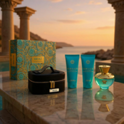 Versace Dylan Turquoise Giveaway prize ilustration