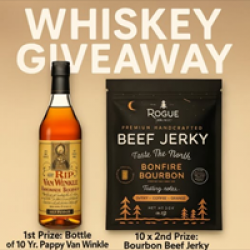 Pappy Van Winkle Bourbon Sweepstakes prize ilustration