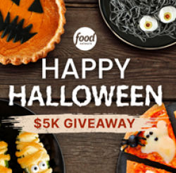Food Network Happy Halloween Giveaway prize ilustration