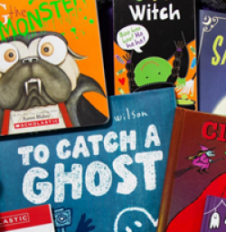 Scholastic Halloween Giveaway prize ilustration