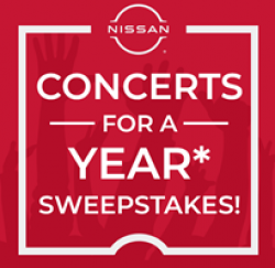 Nissan Concerts for a Year Sweepstakes prize ilustration