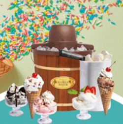 Nostalgia Ice Cream Maker Sweepstakes prize ilustration
