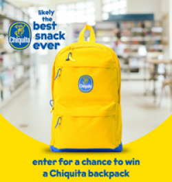 Chiquita Backpack Sweepstakes prize ilustration