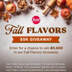 Food Network Fall Flavors Giveaway prize ilustration