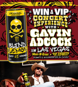 Blind Lemon Las Vegas Sweepstakes prize ilustration