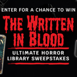 Written in Blood Halloween Sweepstakes prize ilustration