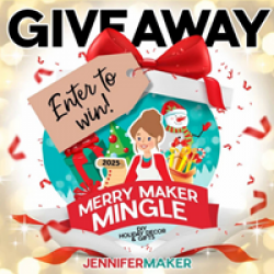 Jennifer Maker Merry Maker Mingle Giveaway prize ilustration