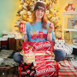 Cheerwine Celebrating the Season Sweepstakes prize ilustration
