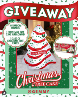 Gemmy x Little Debbie Giveaway prize ilustration