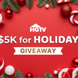 HGTV $5K for the Holidays Sweepstakes prize ilustration