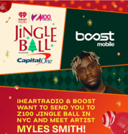 Boost Mobile Jingle Ball Sweepstakes prize ilustration