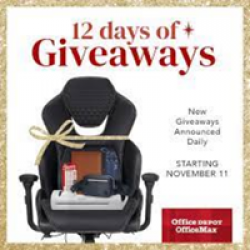 Office Max 12 Days of Giveaways prize ilustration