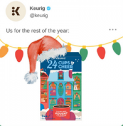 2025 Keurig Advent Sweepstakes prize ilustration