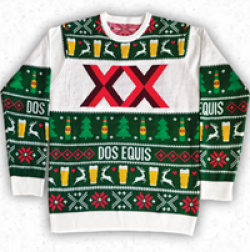 Dos Equis Ugly Holiday Sweater Sweepstakes prize ilustration