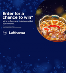 Lufthansa Holiday Sweepstakes prize ilustration