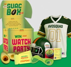 Avocados from Mexico Guacbox Kit Sweepstakes prize ilustration