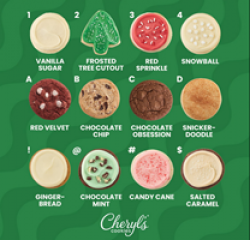 Cheryls Cookies Holiday Sweepstakes prize ilustration