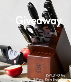 Zwilling Knife Block Giveaway prize ilustration