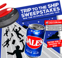 Dales Pale Ale Curling Trip Sweepstakes prize ilustration