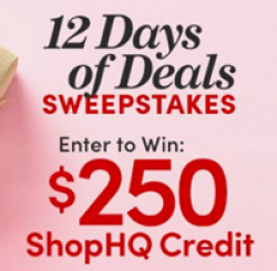 ShopHQ 12 Days of Deals Sweepstakes prize ilustration