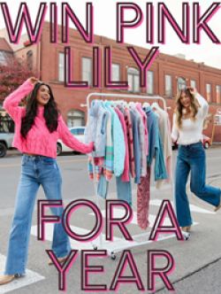 Pink Lily for a Year Sweepstakes prize ilustration