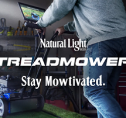 Natural Light Treadmower Sweepstakes prize ilustration