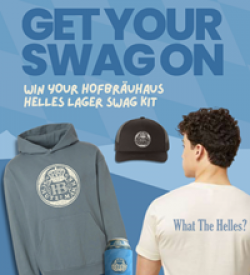 Hofbrauhaus Helles Swag Sweepstakes prize ilustration