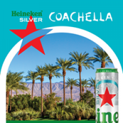Heineken Coachella Sweepstakes prize ilustration