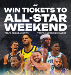 AAV 2026 NBA All-Star Starter Sweepstakes prize ilustration