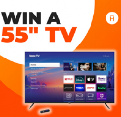 Highline Texas 55-inch TV Giveaway prize ilustration