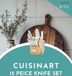 Cuisinart Knife Set Giveaway prize ilustration