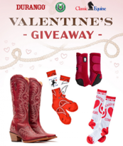 Durango Boots Valentines Sweepstakes prize ilustration