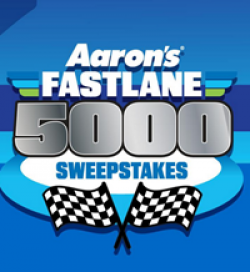 Aarons Fastlane 5000 Sweepstakes prize ilustration