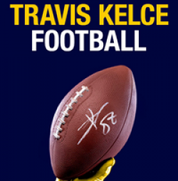 Travis Kelce Autographed Football Giveaway prize ilustration