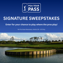 PGA Tour Pass Signature Sweepstakes prize ilustration