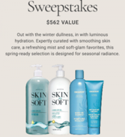 Avon Spring Beauty Refresh Sweepstakes prize ilustration